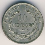 Costa Rica, 10 centimos, 1917