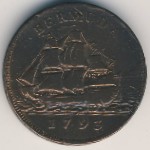 Bermuda Islands, 1 penny, 1793