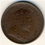 Стрейтс-Сетлментс, 1 цент (1903–1908 г.)