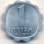 Israel, 1 agora, 1960–1980