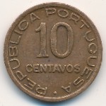 Mozambique, 10 centavos, 1942