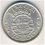 Timor, 10 escudos, 1964