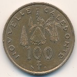 New Caledonia, 100 francs, 1976–2005