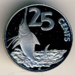 Virgin Islands, 25 cents, 1985