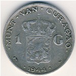 Curacao, 1 gulden, 1944