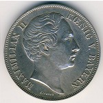 Bavaria, 1 gulden, 1848–1864