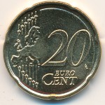 Latvia, 20 euro cent, 2014