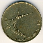 Словения, 2 толара (1992–2006 г.)