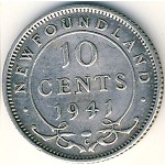 Newfoundland, 10 cents, 1938–1944