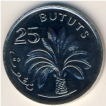 The Gambia, 25 bututs, 1998