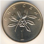 Jamaica, 1 cent, 1971–1975