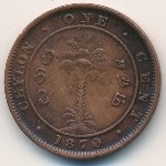 Ceylon, 1 cent, 1870–1901