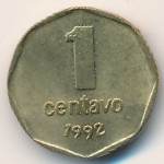 Argentina, 1 centavo, 1992