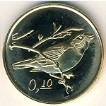 Redonda., 0,1 dollar, 2009