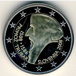 Slovenia, 2 euro, 2008