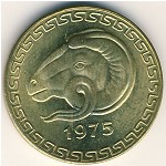 Algeria, 20 centimes, 1975