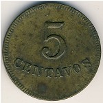 Доминиканская республика, 5 сентаво (1900 г.)