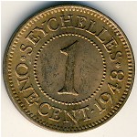 Seychelles, 1 cent, 1948