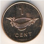 Solomon Islands, 1 cent, 1987–2005