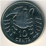 Kiribati, 10 cents, 1979