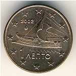 Greece, 1 euro cent, 2002–2020