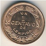 Honduras, 1 centavo, 1974–1998