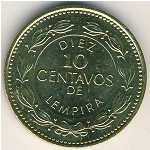 Honduras, 10 centavos, 1995–2007