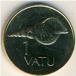 Vanuatu, 1 vatu, 1983–2002