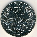 Vanuatu, 20 vatu, 1983–2010