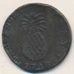 Barbados, 1 penny, 1788