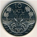 Vanuatu, 10 vatu, 1983–2009