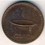 Fiji, 1 cent, 1990–2005