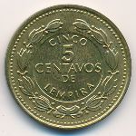 Honduras, 5 centavos, 1993–1994