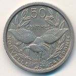 New Caledonia, 50 centimes, 1949