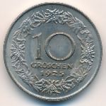 Austria, 10 groschen, 1925–1929