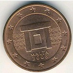 Malta, 5 euro cent, 2008