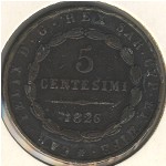 Sardinia, 5 centesimi, 1926