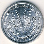 Cameroon, 2 francs, 1948