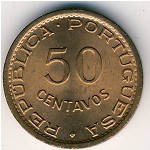 Sao Tome and Principe, 50 centavos, 1962