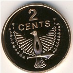 Solomon Islands, 2 cents, 1977–1983