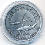 Marquesas Islands., 500 франков, 