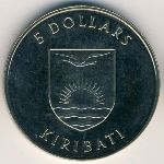 Kiribati, 5 dollars, 1982